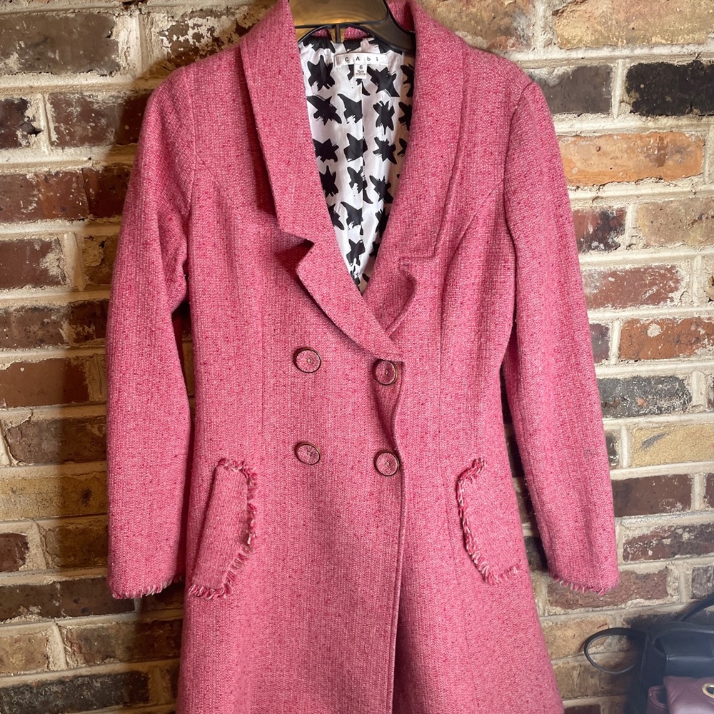 Women twill coat size 6